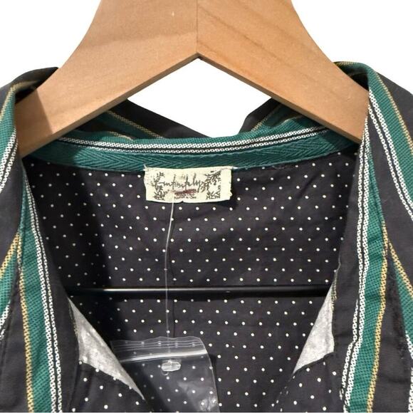 Free People Intimately Milk & Cookies Oversized PJ Shirt XS Button Up Lounge Top - Picture 10 of 11